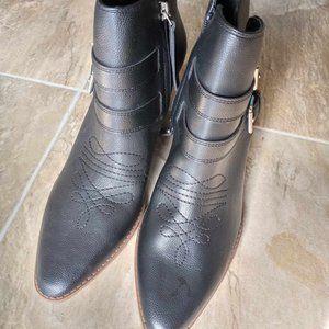black western booties